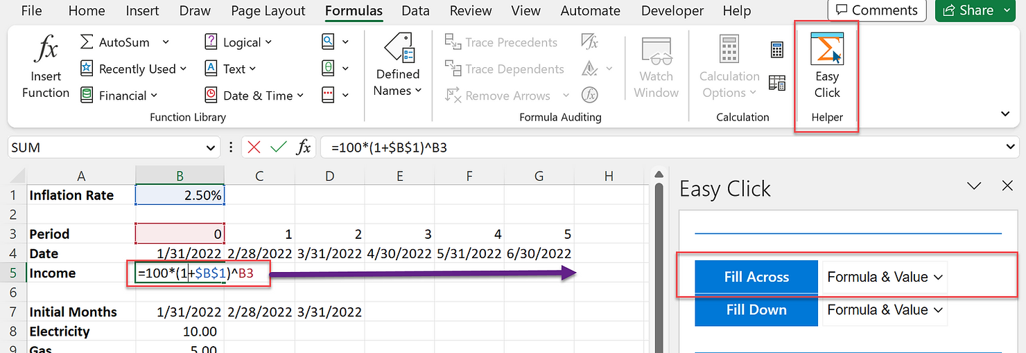 Easy Click Excel Add-in