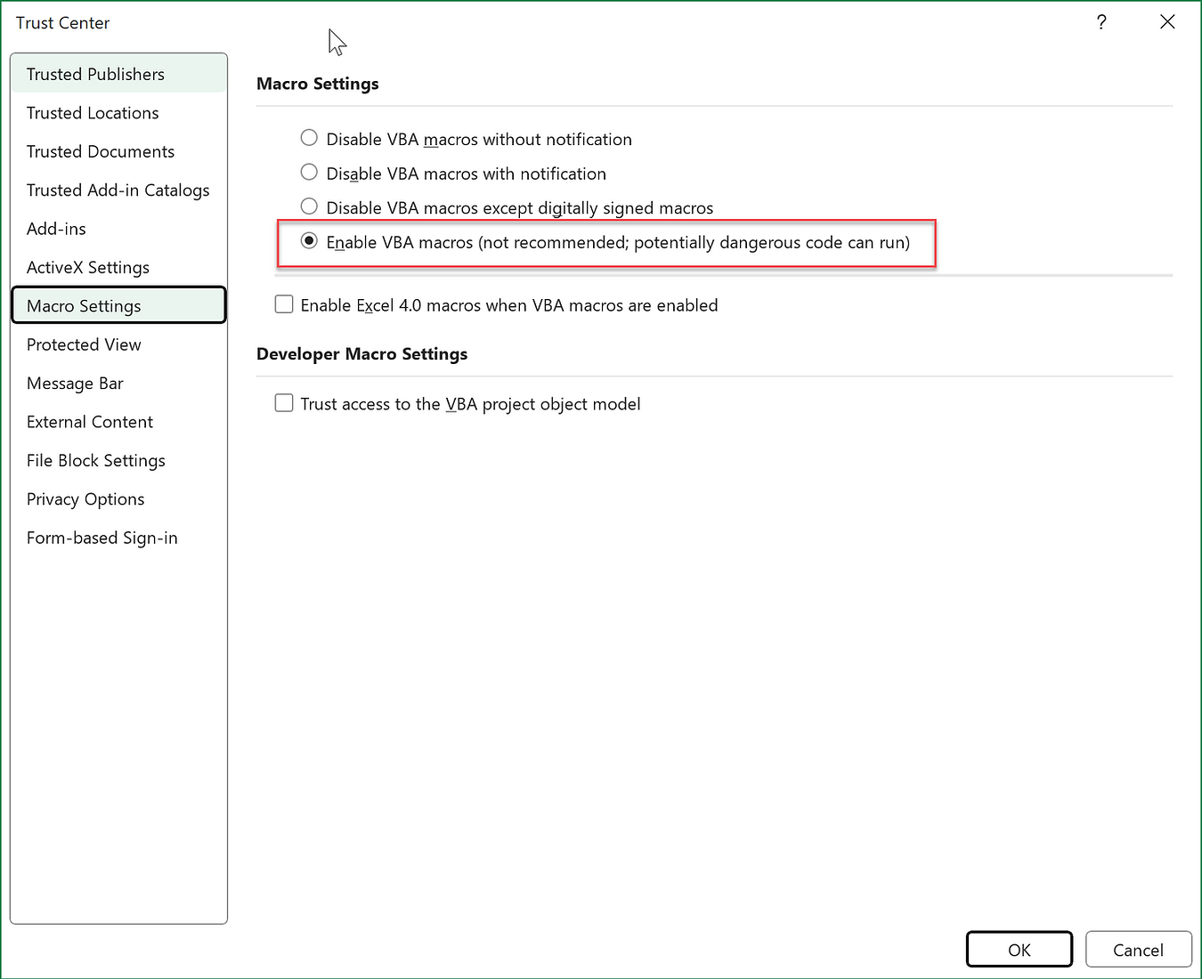 How to Make Excel Macro Run on Your Computer